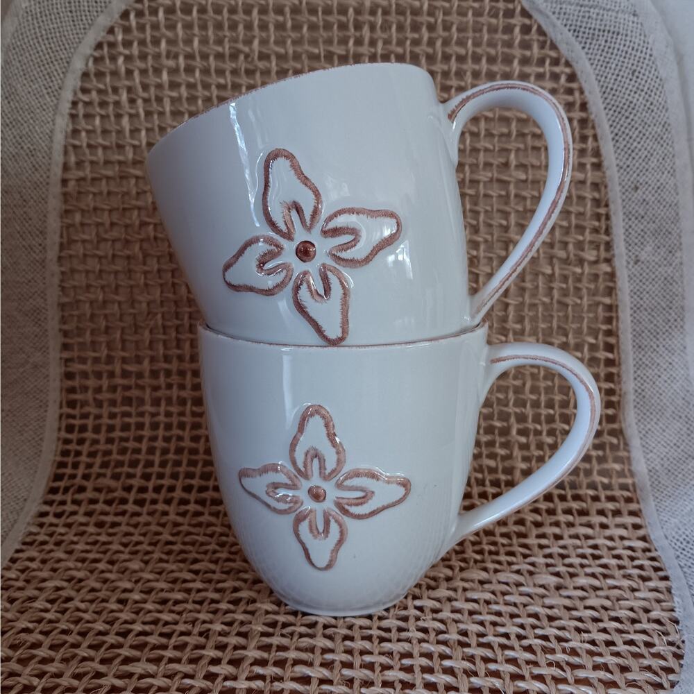 STARBUCKS 3D Flower Coffee Mugs